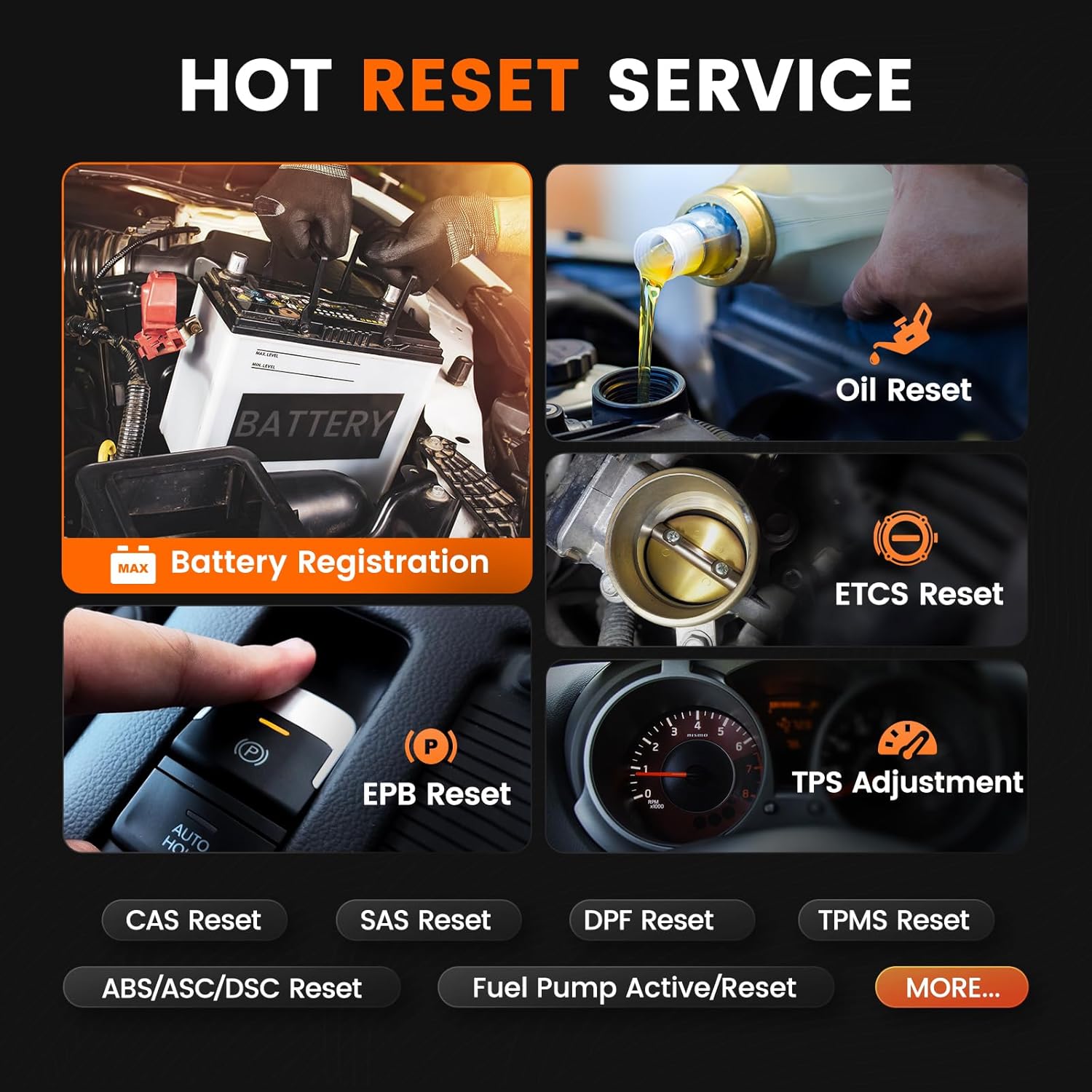 ANCEL BM700 Pro BMW Full-System Scanner (Auto VIN + Battery Registration + Service Resets) view 4