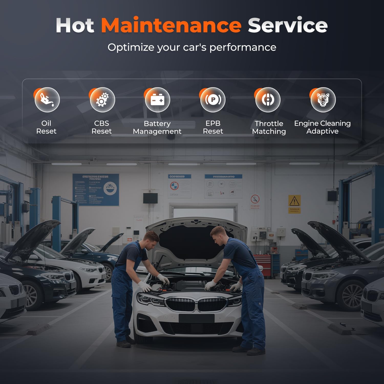 AUTOPHIX 5900 BMW Scanner (Full Systems + Battery Registration + CBS/EPB/Oil/Throttle) view 3